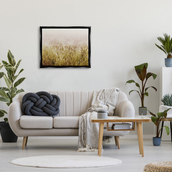 Red Barrel Studio Country Grassland Wheat Field Framed On Canvas By